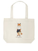 Maison Kitsuné "Dressed Fox" Large Shoulder Bag