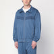 Needles Slate Blue Sweatshirt With Fringes