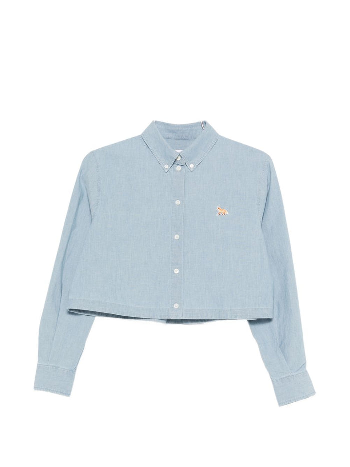 Maison Kitsuné Baby Fox Cropped Shirt