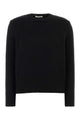 The Row Black Cashmere Blend Pato Sweater