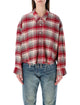 R13 R13 Drop Neck Cropped Shirt