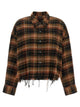 R13 Raw Cut Cropped Shirt