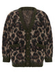 R13 Animal Print Cardigan