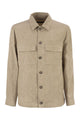 Peserico Lightweight Pure Linen Jacket With Patch Pockets