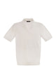 Peserico Polo Shirt In Pure Cotton Yarn