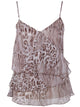 Blugirl Chiffon Animal Print Top