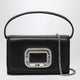 Roger Vivier Black Leather Micro Pilgrim Bag