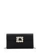 Roger Vivier Efflorescence Embellished Chain Clutch Bag
