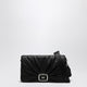 Roger Vivier Viv' Choc Large Black Leather Bag