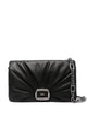 Roger Vivier Viv' Choc Leather Clutch