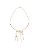 Isabel Marant Fringe Pendant With Logo Detail