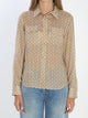 Celine Tilly Shirt In Wool And Silk Gauze