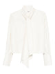 Celine Cropped Lavalliere Shirt