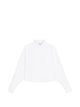 Celine Triomphe-Embroidered Cropped Shirt