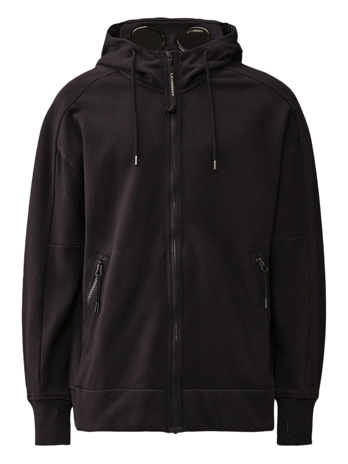 C.p.company Diagonal Raised Fleece Goggle Sweatshirt