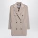 Max Mara Short 101801 Icon Coat In Light Beige