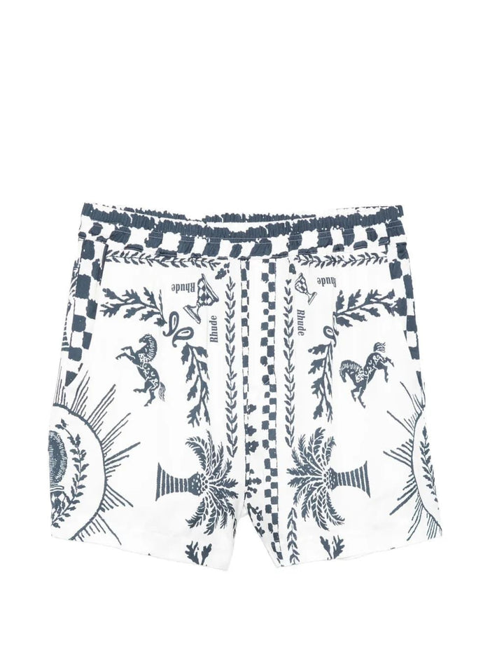 Rhude Rhude Graphic Print Shorts