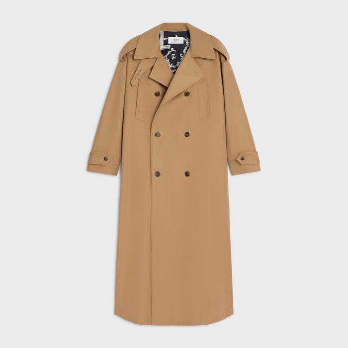 Celine Wool Cotton Trench Coat