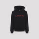 Lanvin Black Logo Cotton Hoodie