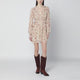 Isabel Marant Etoile Loriena Beige Dress With Floral Print