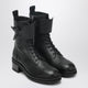 Jimmy Choo  Rosabel Flat Black Leather Ankle Boots