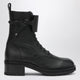 Jimmy Choo Rosabel Flat Black Leather Ankle Boots