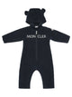 Moncler Kids Black Polyester Blend Romper