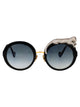 Anna Karin Karlsson Gold Ice Acetate Sunglasses