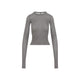 Rick Owens Cropped Rib Ls T