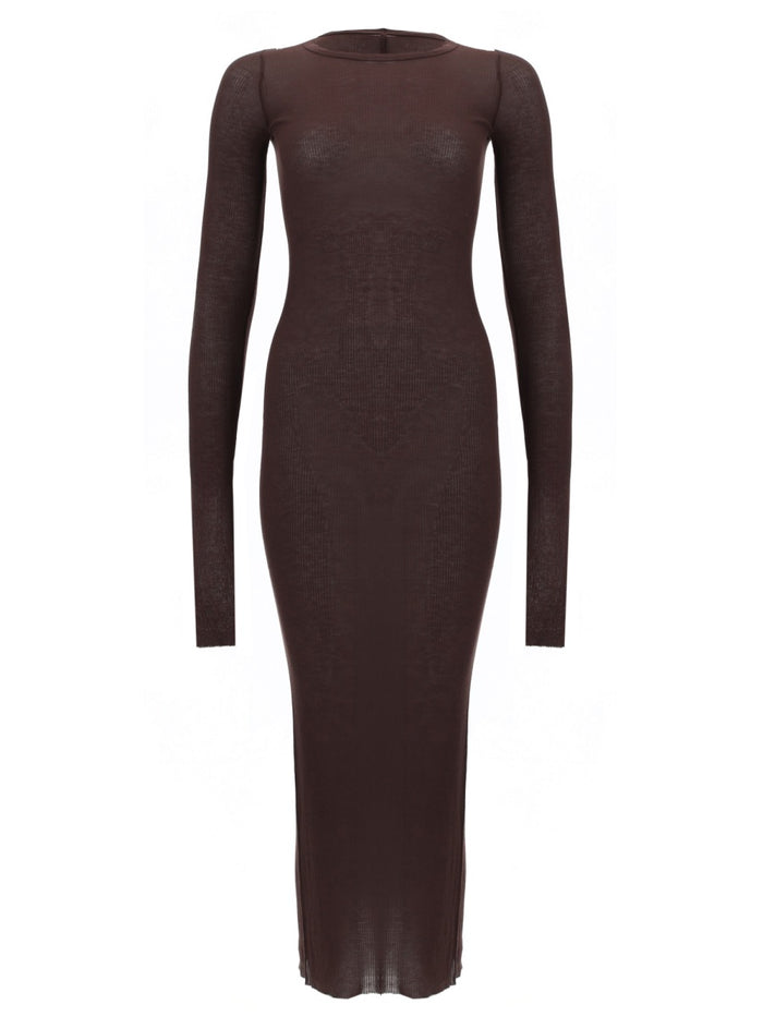 Rick Owens Longsleeved Midi Dress