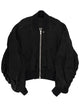 Rick Owens Black Secchia Flight Cupro Jacket