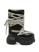 Rick Owens Megalace Leather Boots