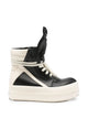 Rick Owens "Mega Bumper Geobasket" Leather Sneakers
