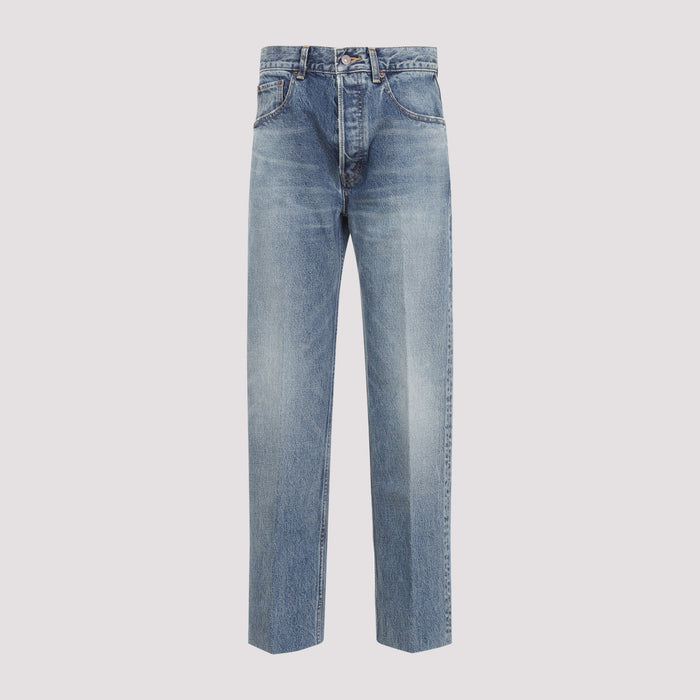 Celine Denim Jeans With A Straight Cut