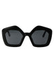 Marni Black Acetate Sunglasses
