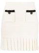 Self-Portrait Structured Knit Mini Skirt