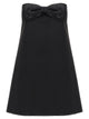 Self Portrait 'Black Crepe Bandeau Mini' Dress