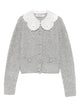 Self-Portrait Self-Portrait Broderie Anglaise Collar Cardigan