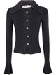 Self-Portrait Button Down Knit Top
