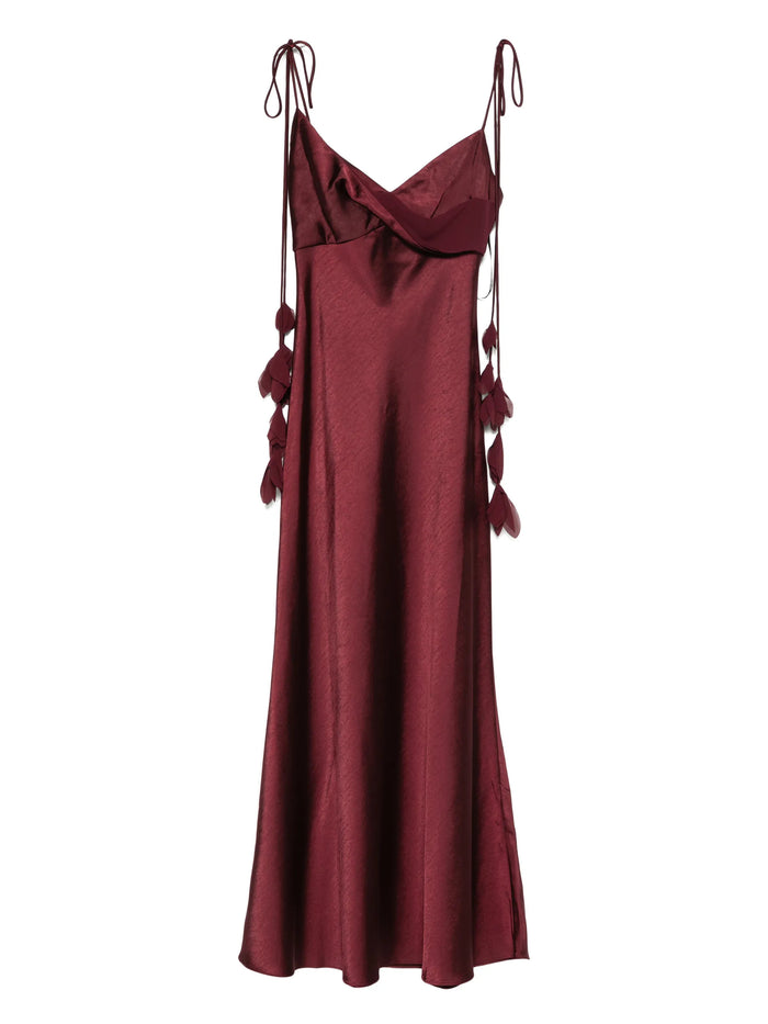 Self-Portrait Bordeaux Pes Dress