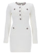 Self-Portrait Ivory Cotton Blend Dress