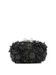 Self-Portrait Satin Clutch Bag With Crystals