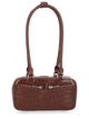 Self-Portrait Brown Leather Shoulder Bag