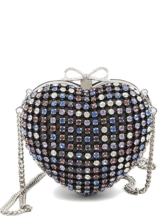 Self-Portrait Crystal Embellished Clutch