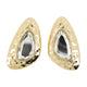 Self-Portrait Hammered Earrings -  - Metal - Gold