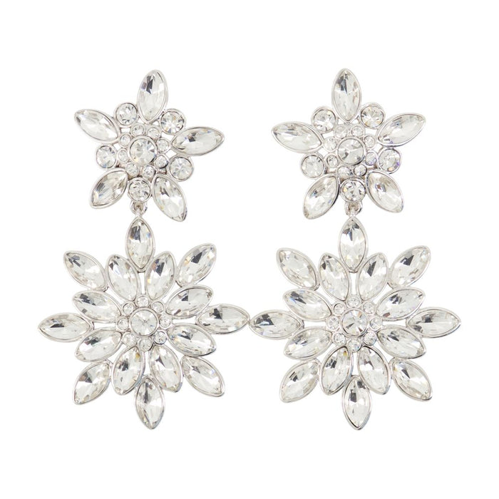 Self-Portrait Tiered Earrings -  - Metal - Silver