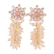 Self-Portrait Cluster Flower Earrings -  - Metal - Pink