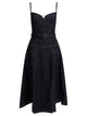 Self-Portrait Self-Portrait Denim Midi Dress