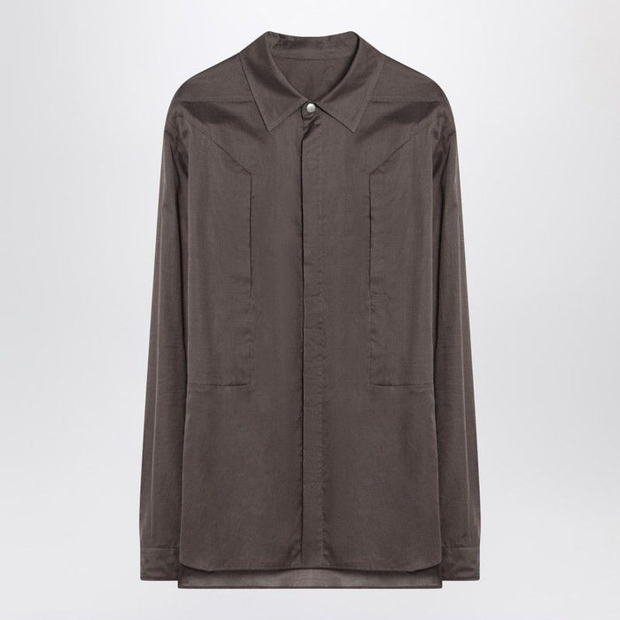 Rick Owens  Dust-Coloured Cotton Shirt