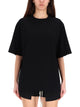 Rick Owens Black Cotton T-Shirt